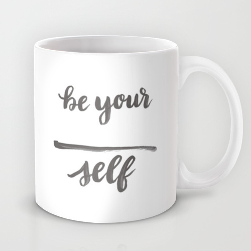 Be Your Self Mugs - www.randomolive.com